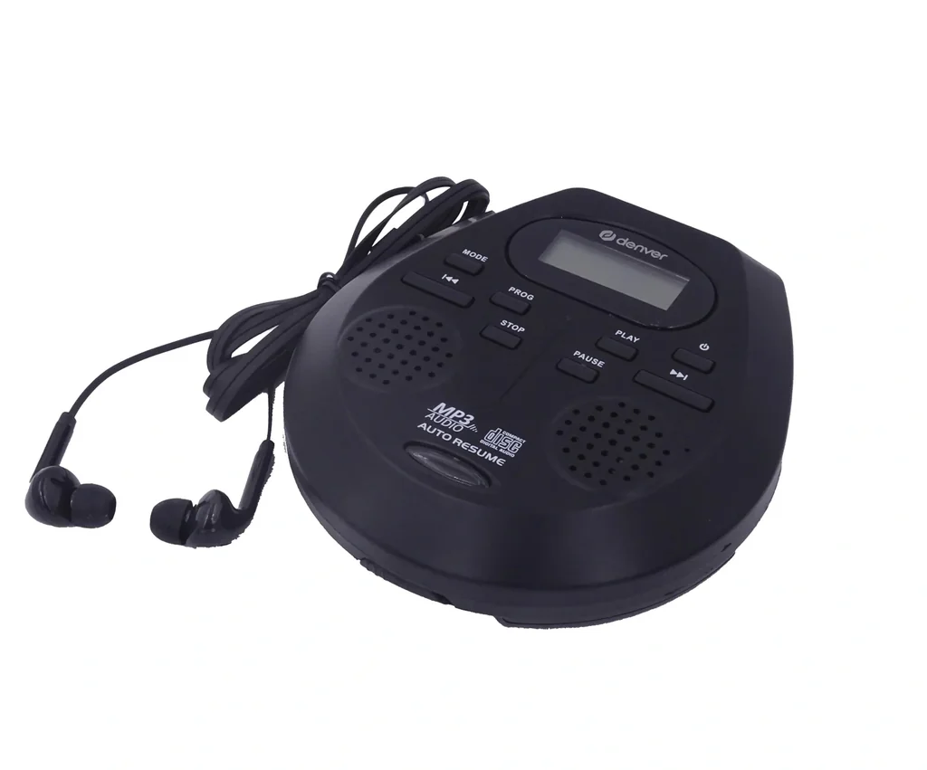 Portable CD player with built-in speakers