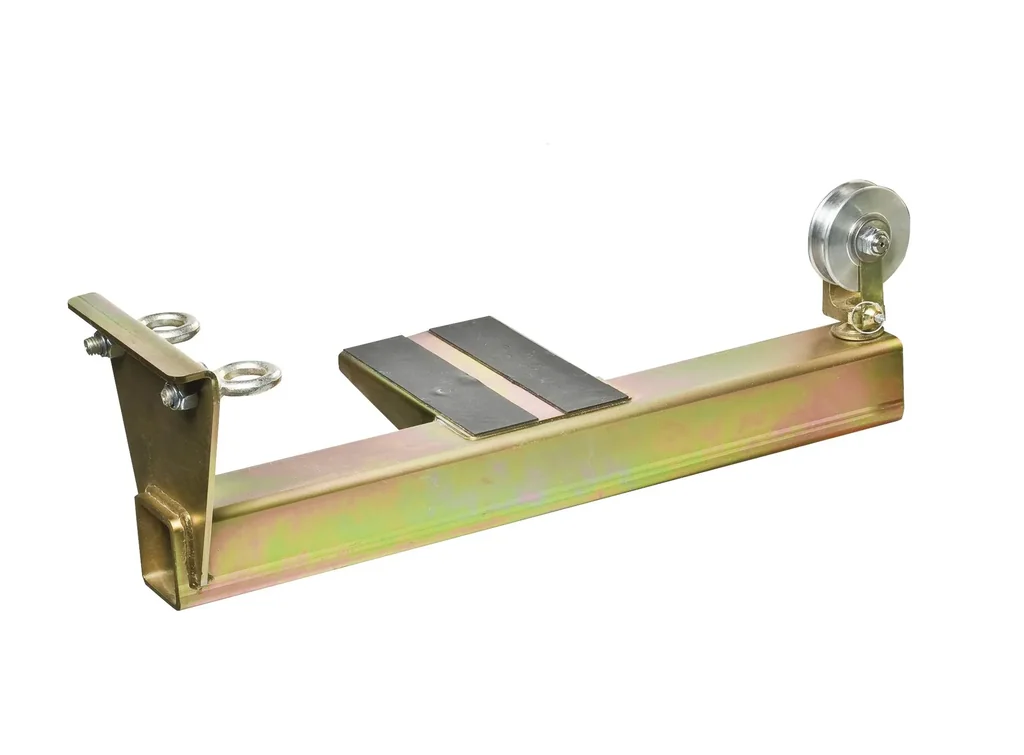 Support device for vertical pulling