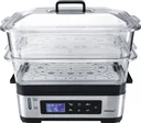 Electronic steamer “DG2”, stainless steel, 1200 watts