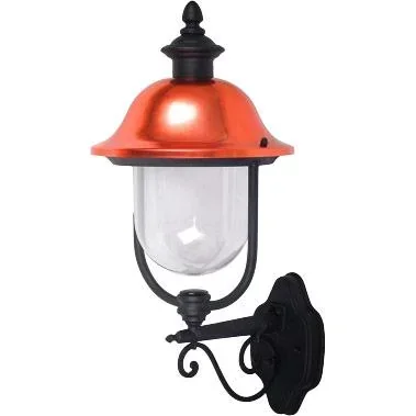 VT-853 wall light classic design - glass/aluminum - bronze - E27