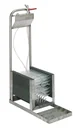 Boot cleaner for standing