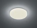 LED ceiling light CHARA, 12 W RGB LED, 3000K, 950 lm, white, remote control, dimmable, Starlight Cover