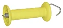 Gate handle open with hook, yellow