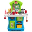 Little Cooks Kitchen play kitchen including 21-piece accessory set
