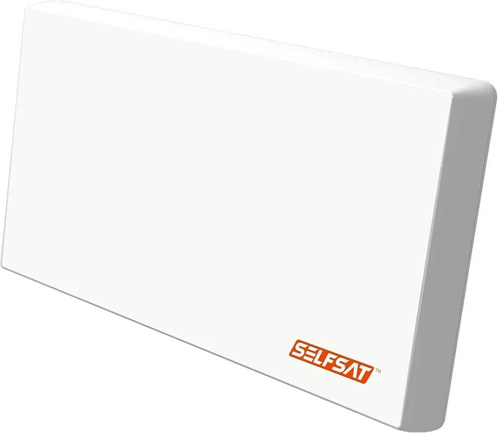 Sat flat antenna with single LNB
