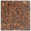 Coffee table 40x40x35 cm real stone with marble texture brown