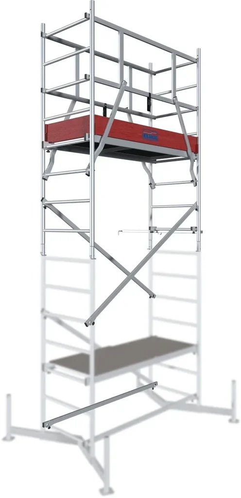 MONTO ClimTec aluminum scaffolding, 1st level, working height approx. 5.00 m
