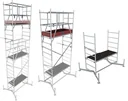 MONTO ClimTec aluminum scaffolding, basic scaffolding, working height approx. 3 m