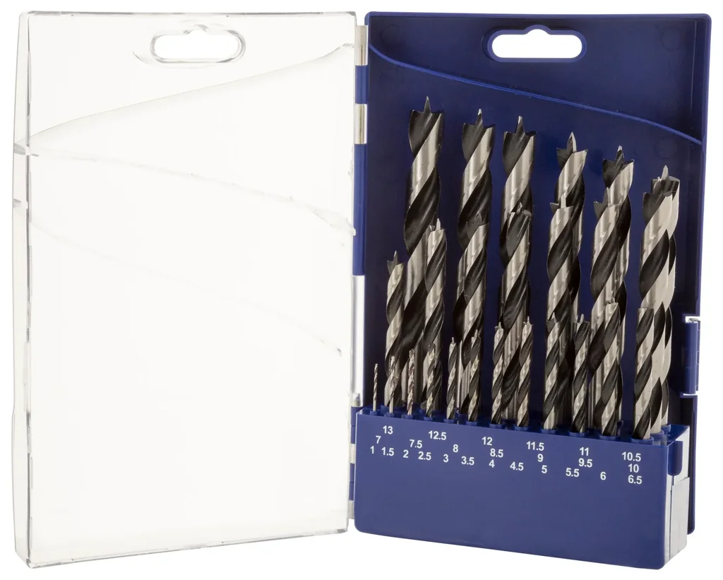 Houtboor set, 25-delig, 1,0 – 13,0 mm