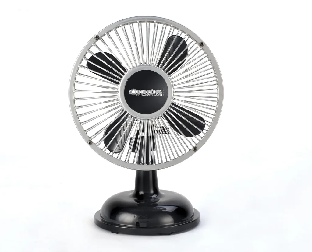 Fan - Retro Fan black with USB connection