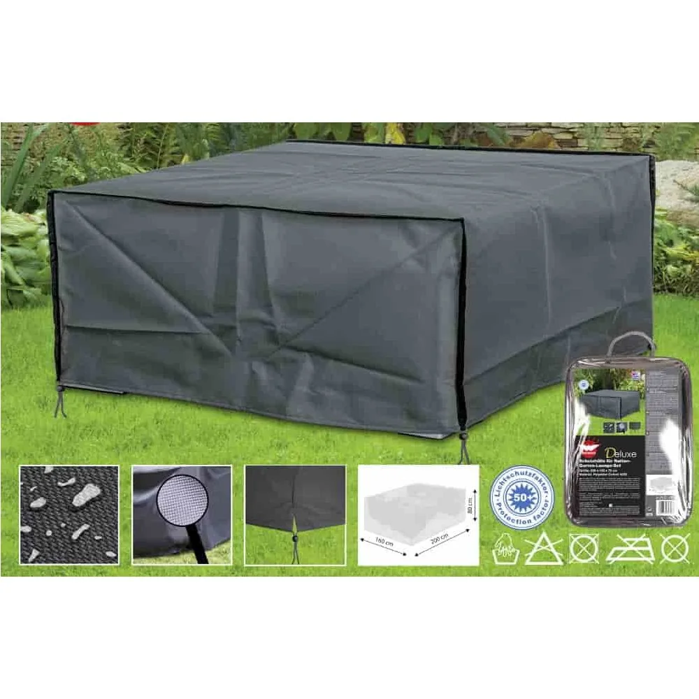 Tuinmeubelhoes Deluxe - Beschermhoes Loungeset 200x160x80cm, Waterdicht
