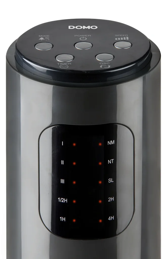 Column fan with remote control and LED display - 96 cm