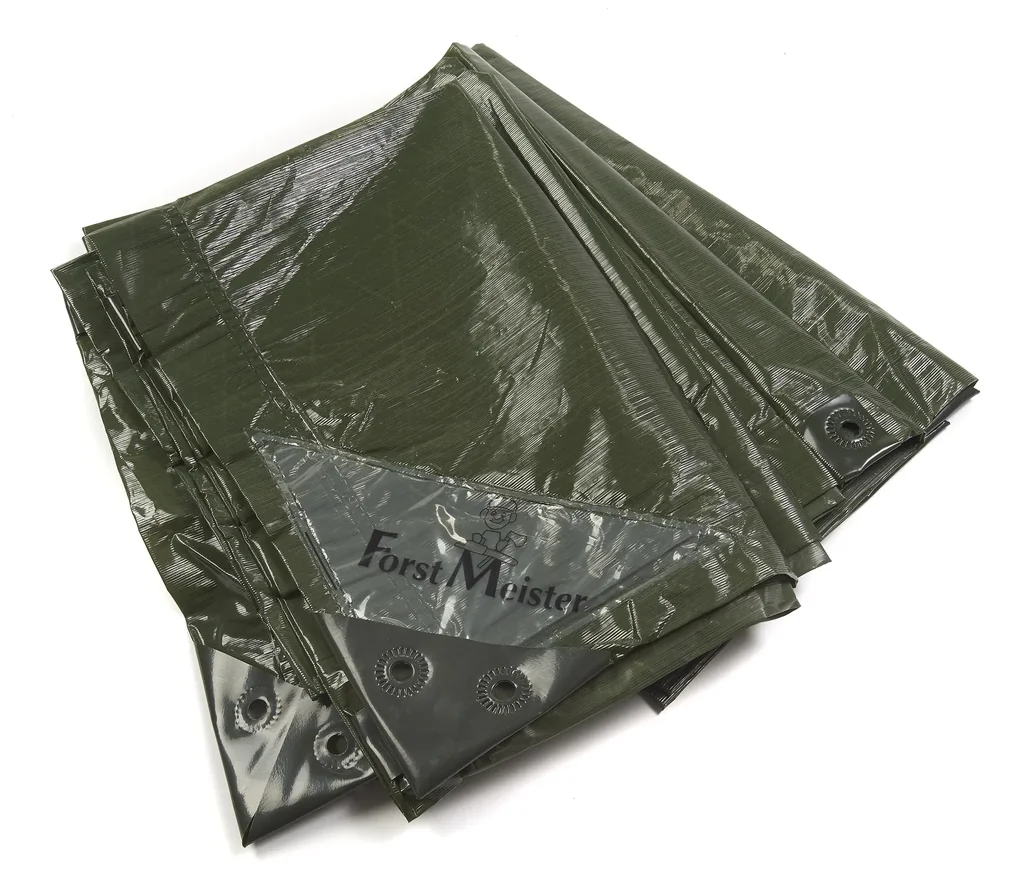 Dekzeil, effen groen, sterk 90 g/m², 3 x 4 m