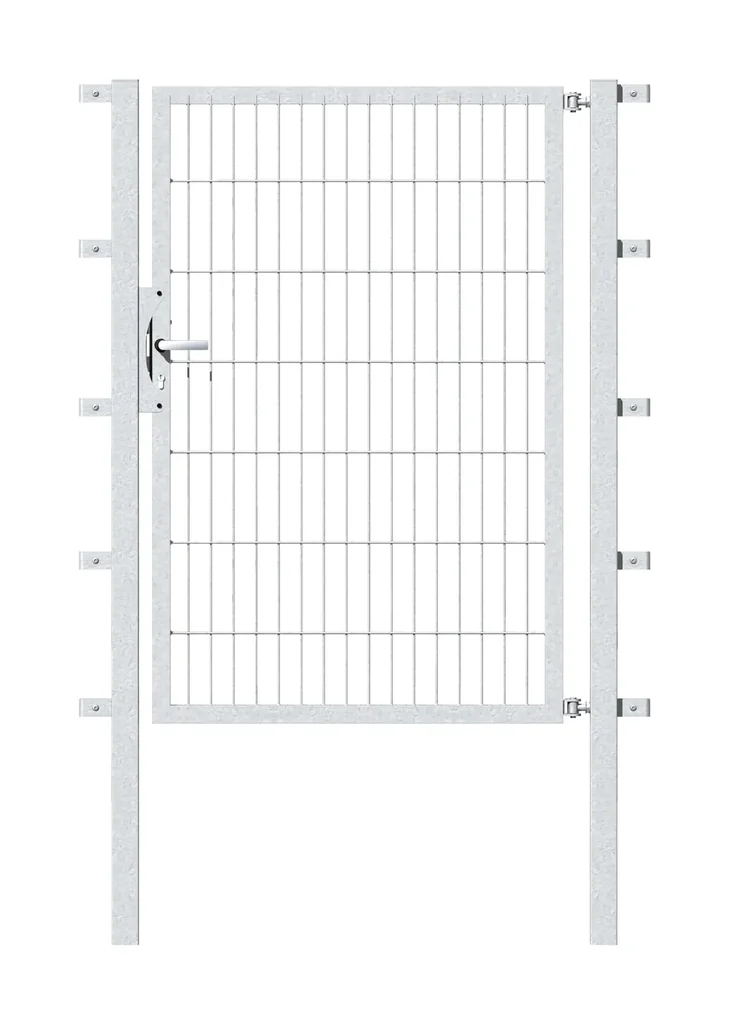 Single gate Flexo with accessories, hot-dip galvanized/ width 100 cm, height 140 cm