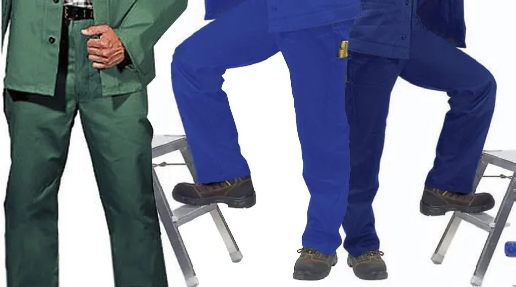 Work trousers, hydron blue, size 102