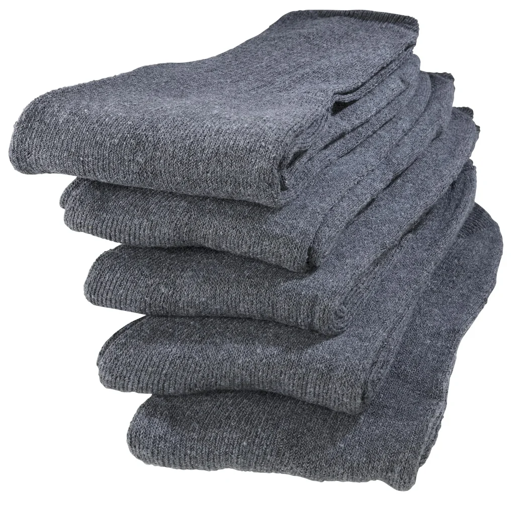 Men's leisure socks, anthracite, size 39 - 42