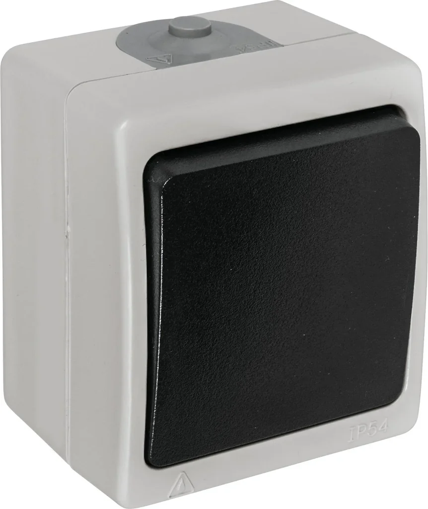 Surface-mounted damp room universal switch