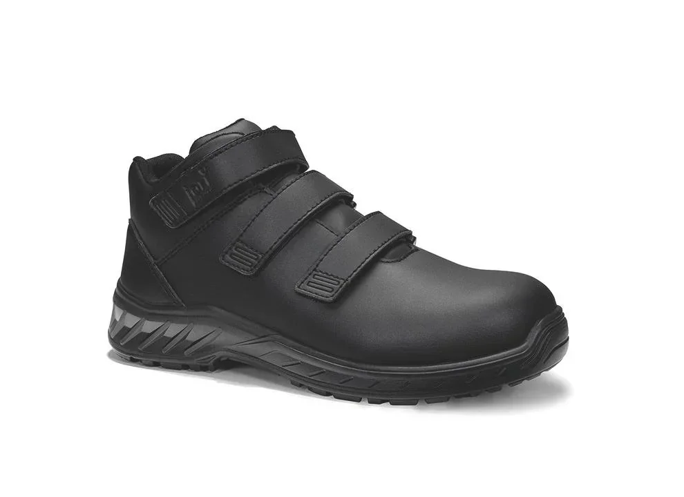 Safety lace-up boots jo_CLEAN Strap black Mid ESD S3 size 41