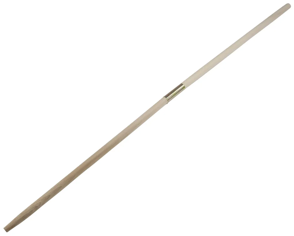 Gereedschapsteel beuk, 1500 x 35 mm, recht met conus, deelbaar