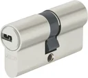 Door cylinder with reversible key, 30/30 cylinder division, emergency and danger function