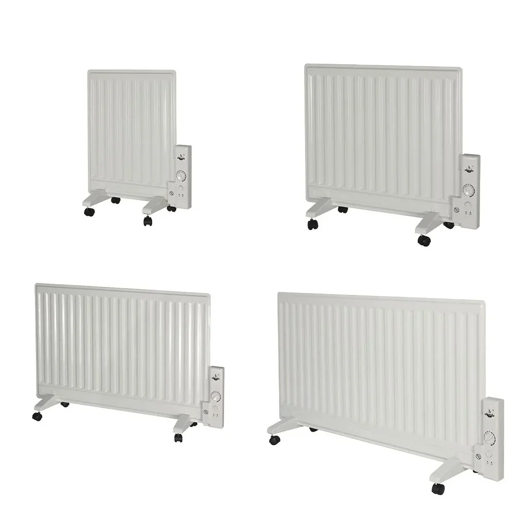 Oil panel heater, white, 1000 W