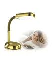 LED daylight table lamp brass/gold colored