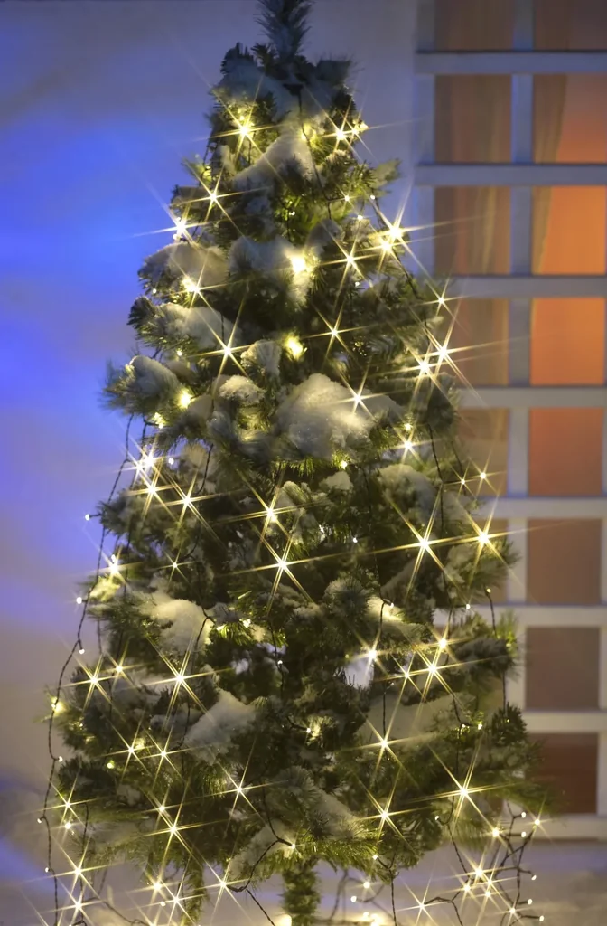 String lights with 300 LEDs - 12 strands, each 2.5 m