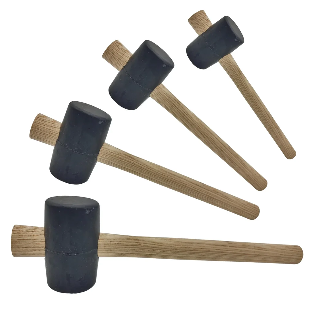 Rubber hammer black, 65mm