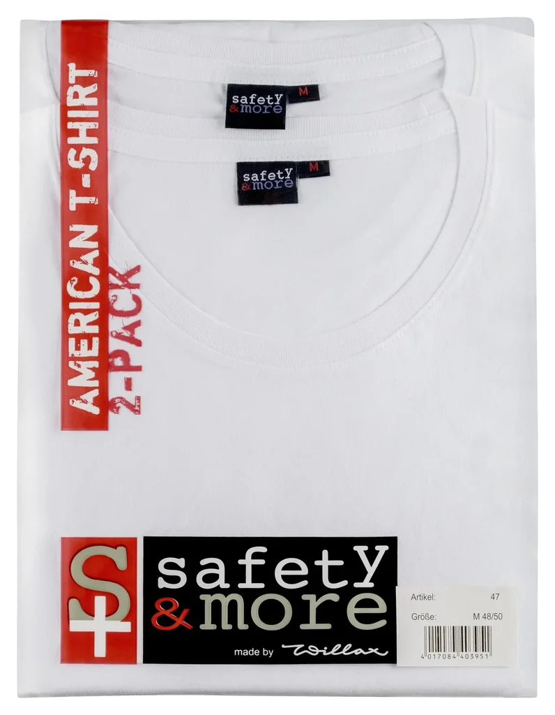 Shirt in a double pack, white, size XXL