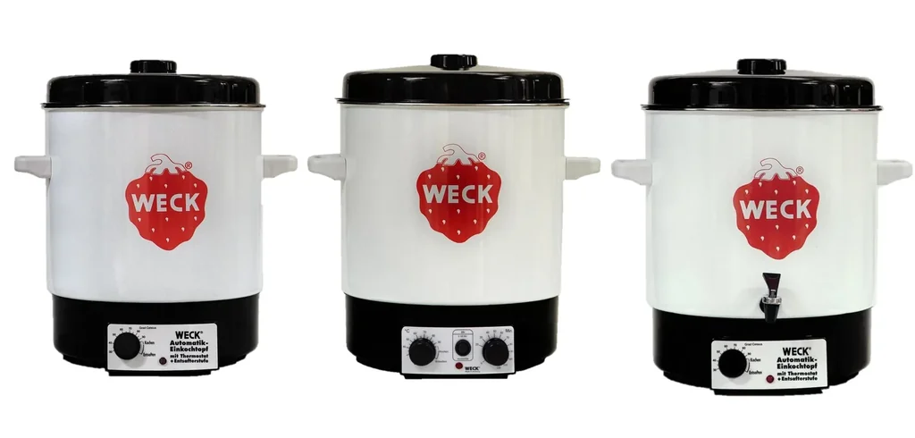 Fully automatic preserving cooker WAT 15 - Enamelled with timer
