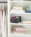 Felt basket, foldable, size S