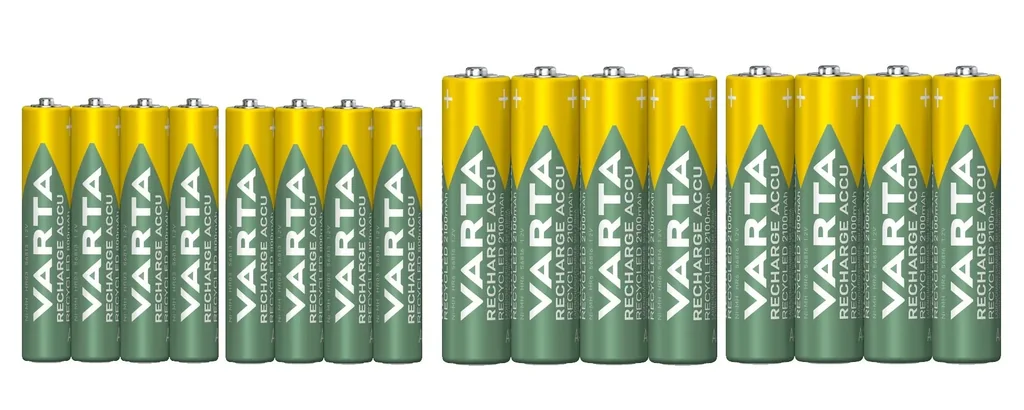 ECHARGE Recycled NiMH Micro (AAA) Battery with 800mAh - 4 pieces