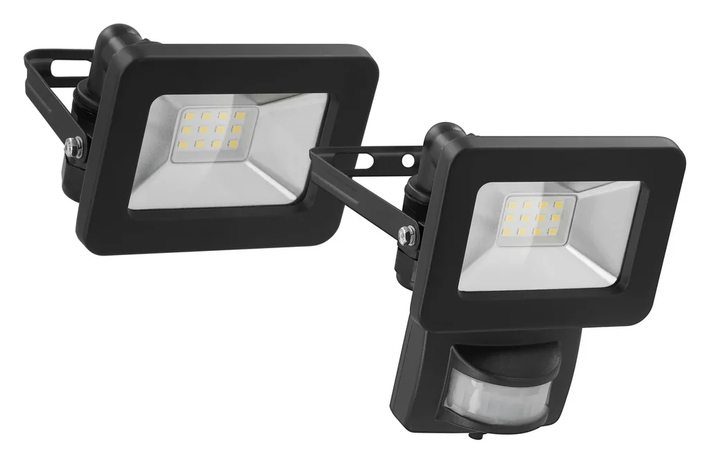 LED outdoor spotlight black, 20W - 1700lm