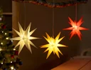 LED plastic star, yellow ø 25cm