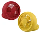 Dinky table fan with USB - red