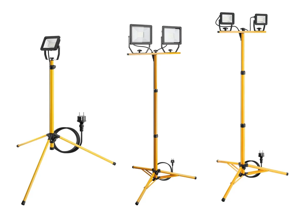 2x20W tripod LED construction spotlight TW 3400LM