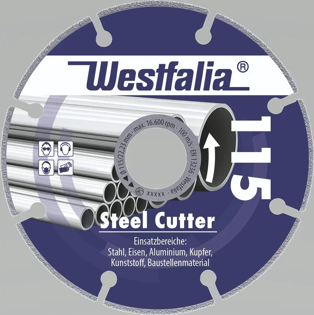 Diamond cutting disc Steel Cutter, diameter 115 mm
