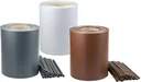 Privacy screen strip 19 cm x 35 m graphite grey