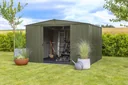 Tool shed metal tool shed 10x10 313x297x209 cm Onyx Black