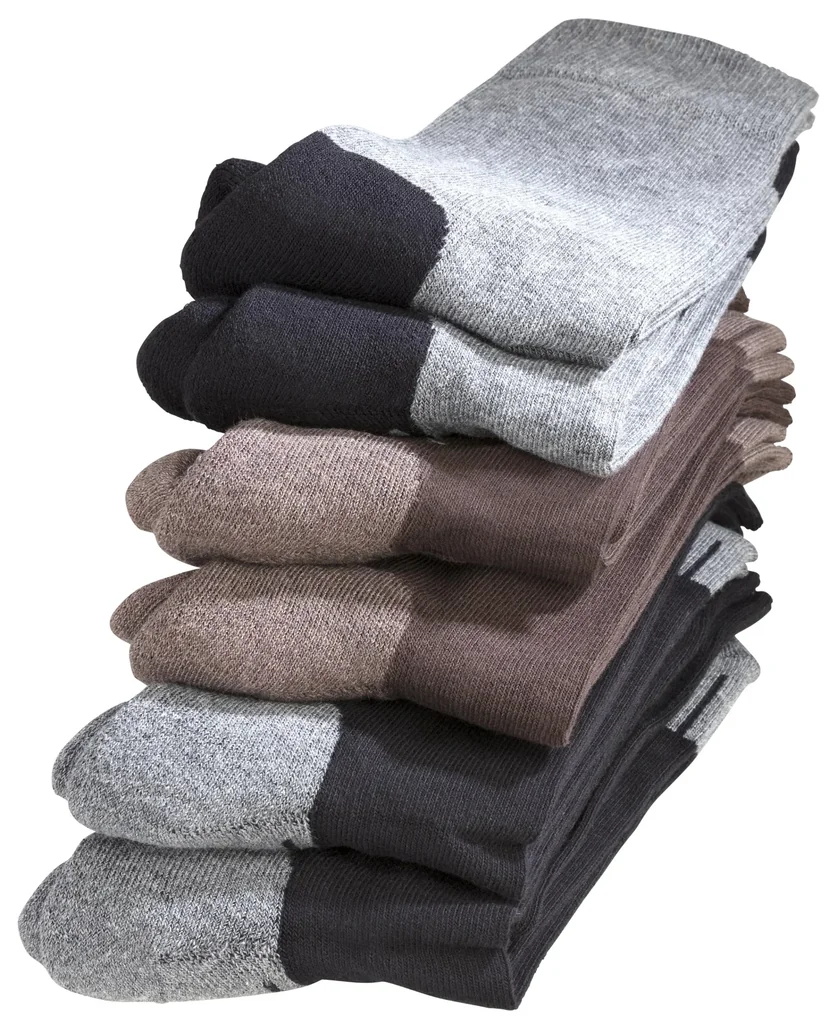 Hiking socks 2-pack, color black, size 39/42