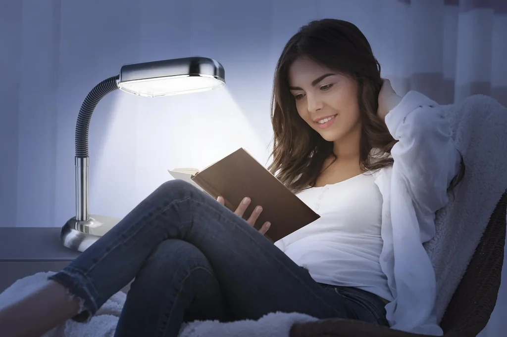 LED daylight table lamp stainless steel
