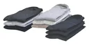 Comfort Socks, Gr. 43-46, Set of 3, each 1 x natural/beige/grey