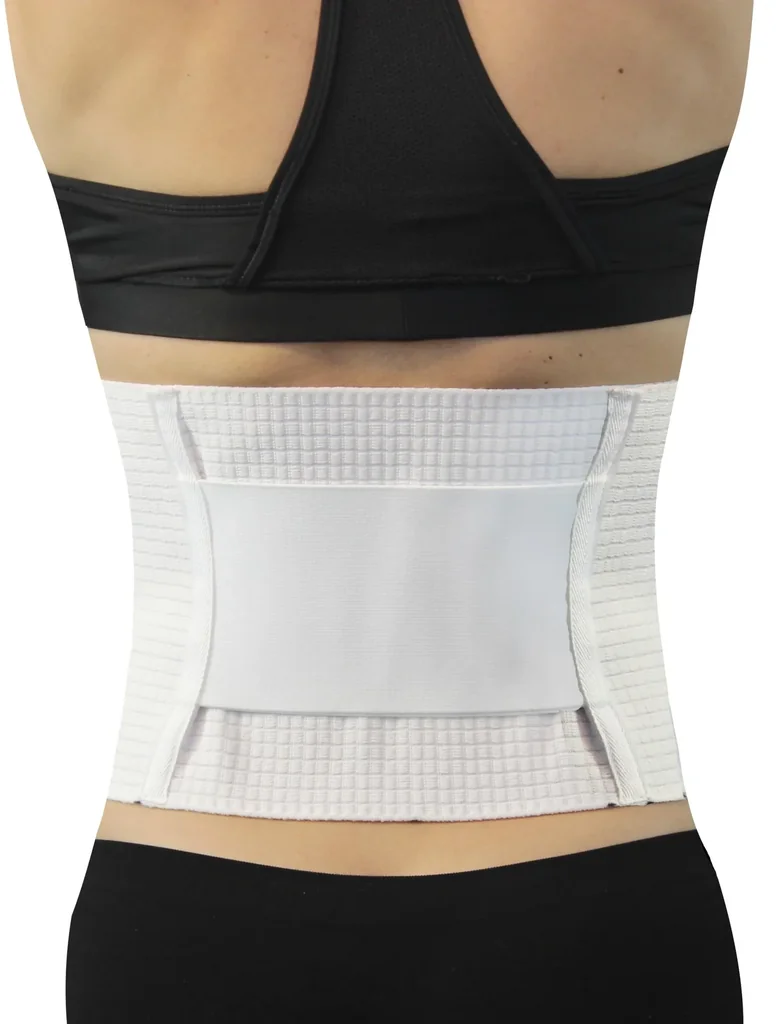 Back support belt "Stark", white