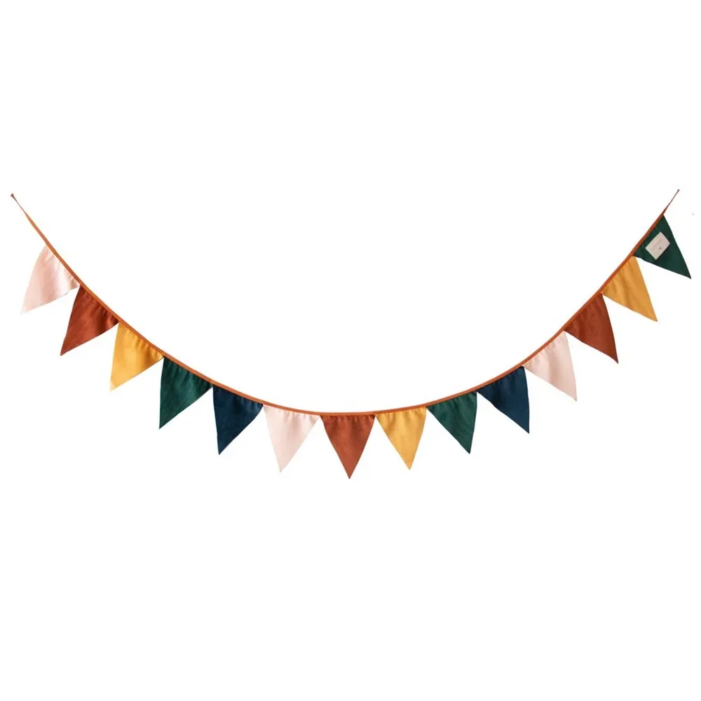 Nobodinoz wimpelketting Savanna fluweel gekleurd