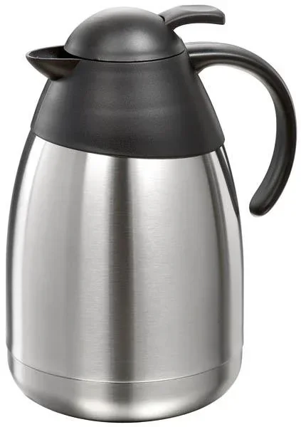 Stainless steel vacuum flask, 2.0 liters, height with lid 27 cm, without lid 24.5 cm