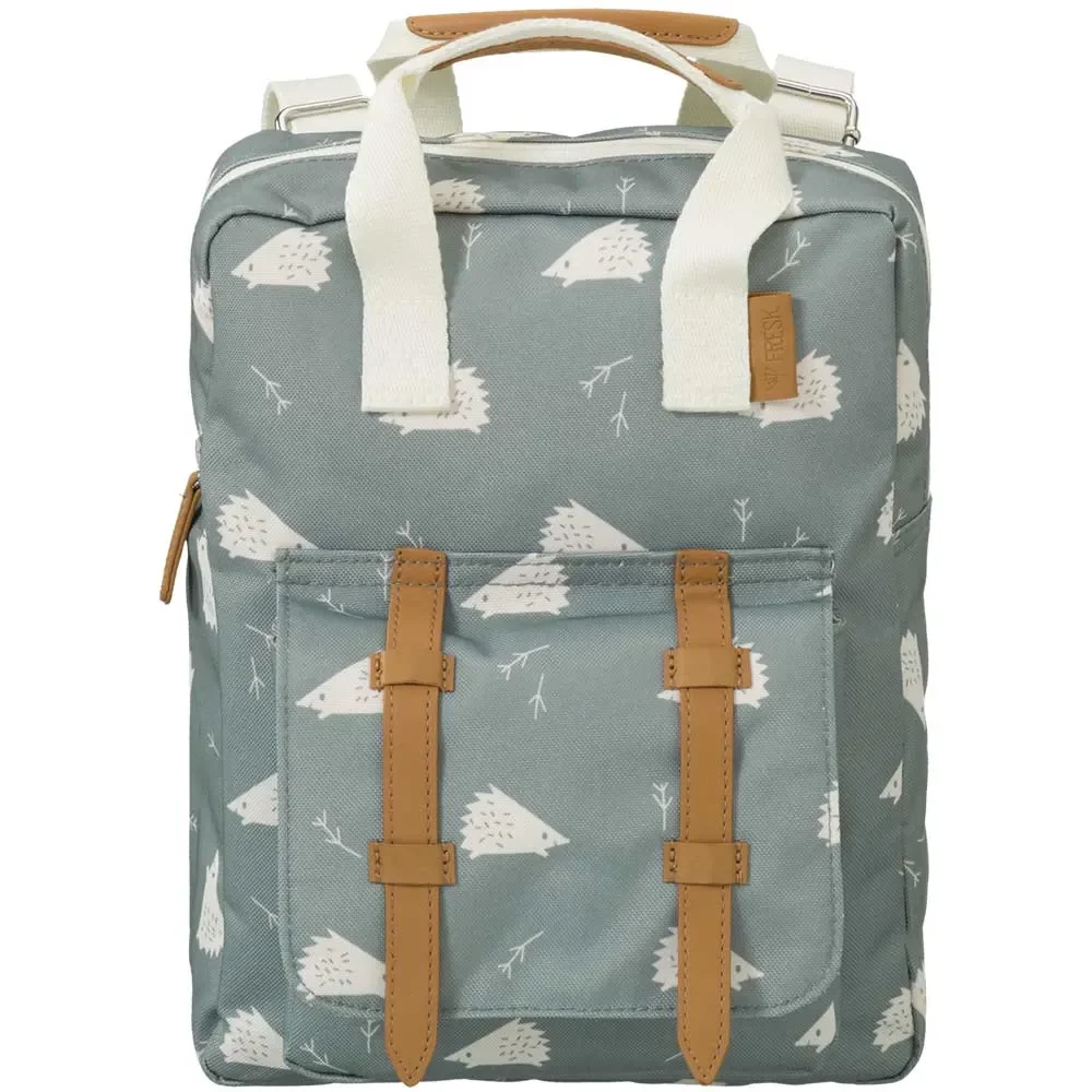 Fresk kinderrugzak egel blauw grijs