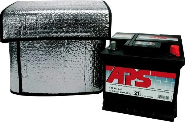 Thermal protective cover for 32 to 45 Ah, H 25 x W 30 x D 27 cm