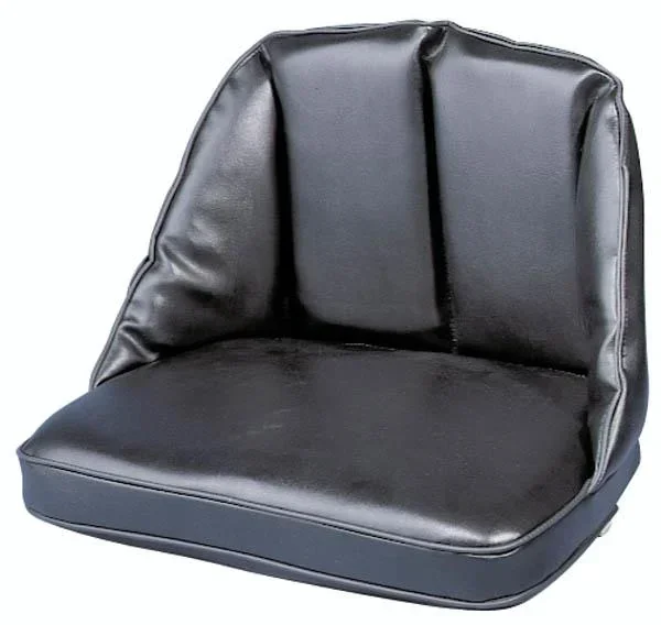 Tractor seat cushion, high back 32 cm, black