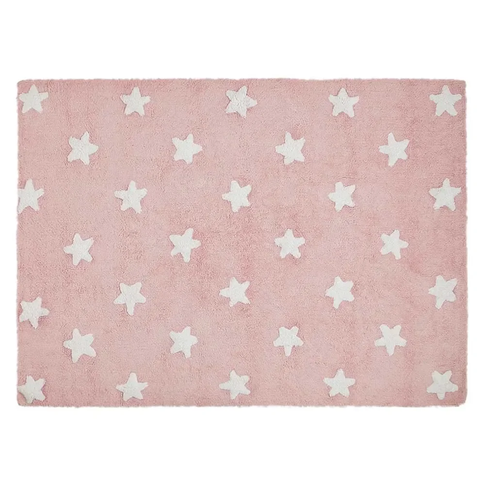 Lorena Canals tapijt sterren roze