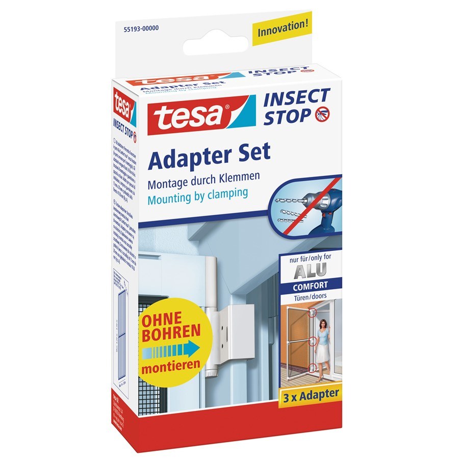 Adapter set voor Alu Comfort hor, wit